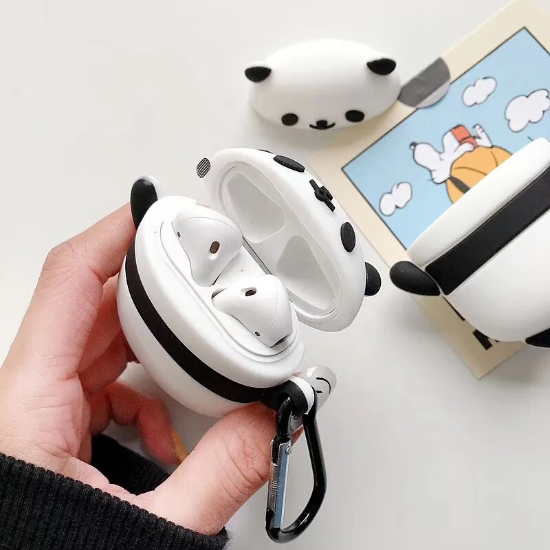 Cute Cartoon Cover For Apple AirPods 1 2 Case Silicone Soft Earphone Shell