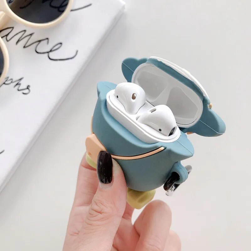 Cute Cartoon Cover For Apple AirPods 1 2 Case Silicone Soft Earphone Shell