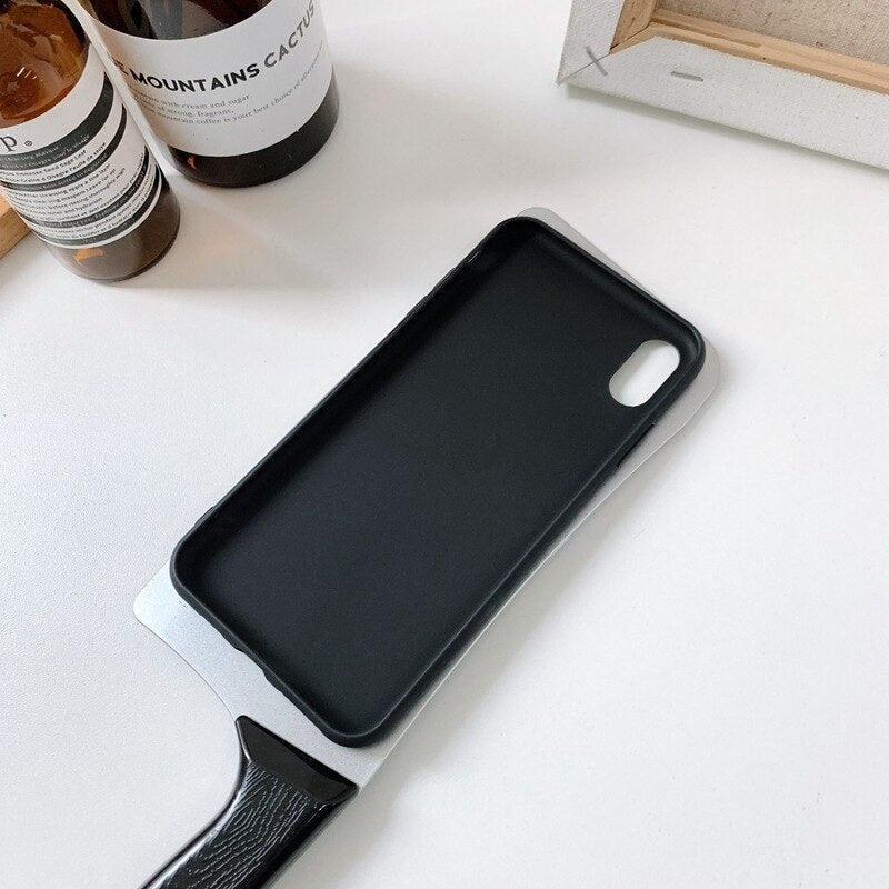 iPhone 14 13 12 Pro Max Cover Kitchen Knife Soft Slicon Shockproof Shell