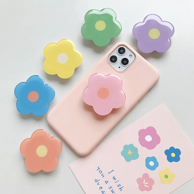 Cute Flowers Foldable Phone Stand Holder Ring Grip Bracket