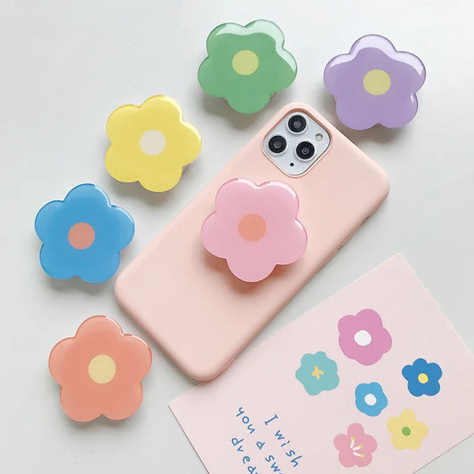 Cute Flowers Foldable Phone Stand Holder Ring Grip Bracket