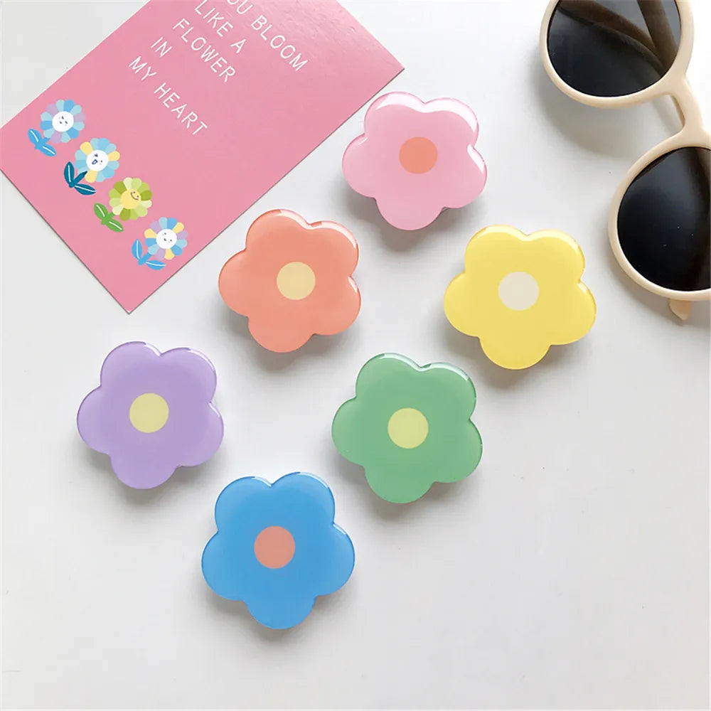 Cute Flowers Foldable Phone Stand Holder Ring Grip Bracket