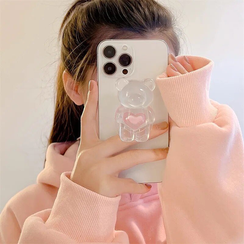 Colorful Bear GripTok Phone Holder Grip Phones Support Telephone For iphone Bracket