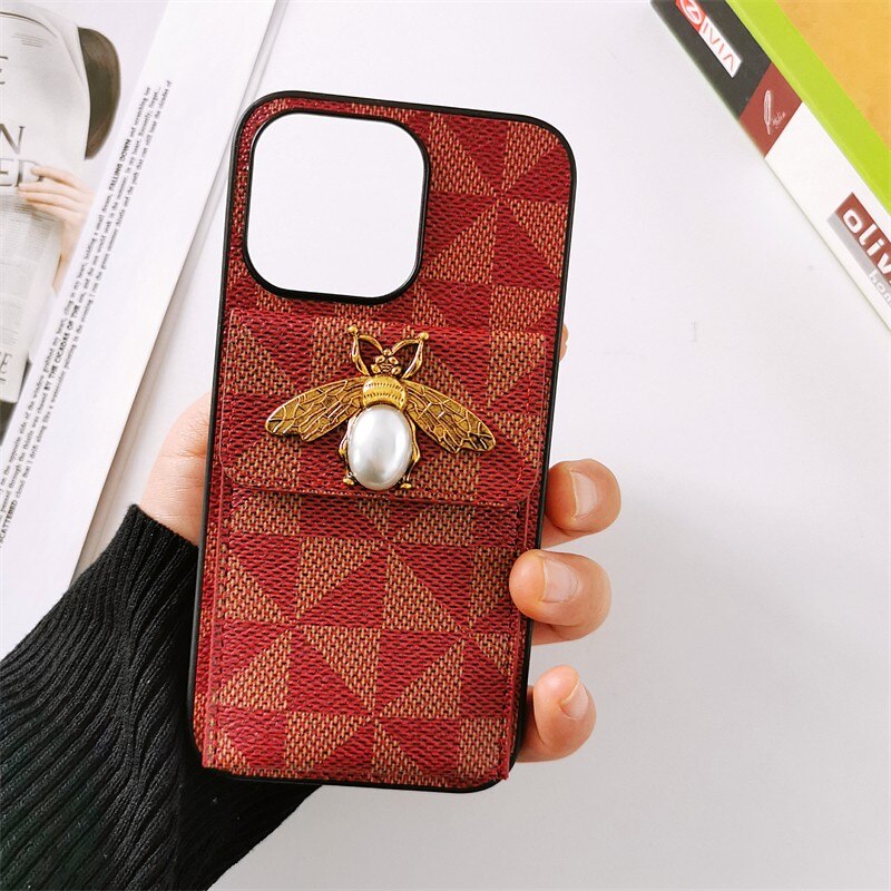 Leather Phone Cover Case For Iphone 14 13 12 Pro Plus