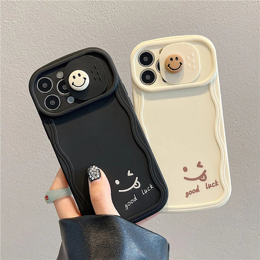 Cute Smile Phone Case For iPhone 13 12 14 15 Pro Max Case