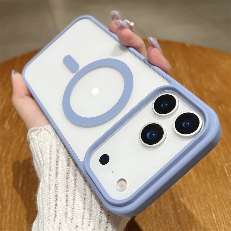 Magsafe Magnetic Transparent Hard Back Cover