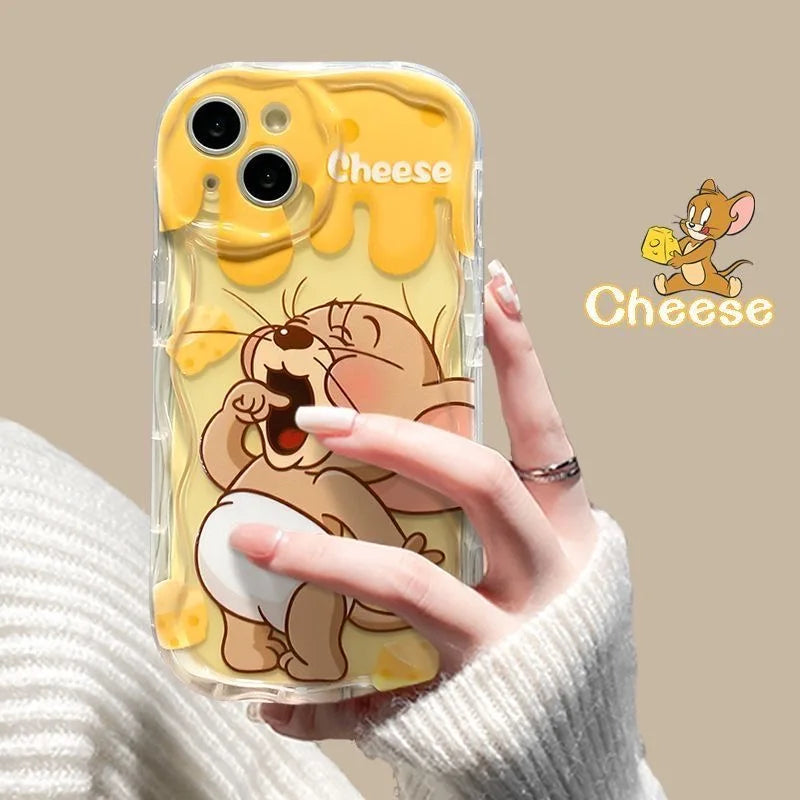 Cute Cartoon Soft Phone Case for iPhone 15 Plus 14 13 Pro Max 12