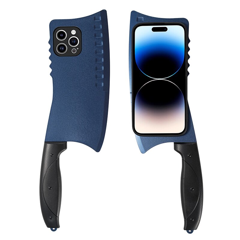 iPhone 15 14 13 12 Creative 3D Knife Phone Case