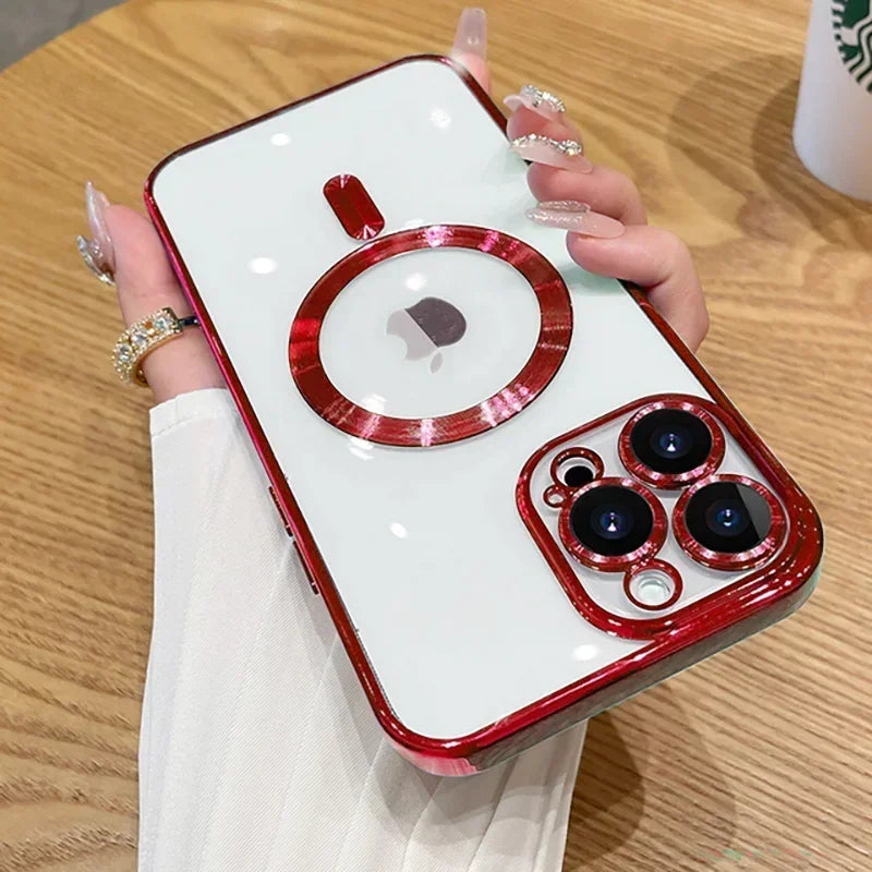 Luxury Plating For Magsafe Magnetic Case