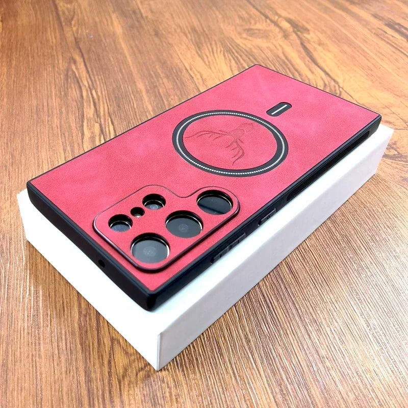 Vintage Deer Leather Magsafe Case