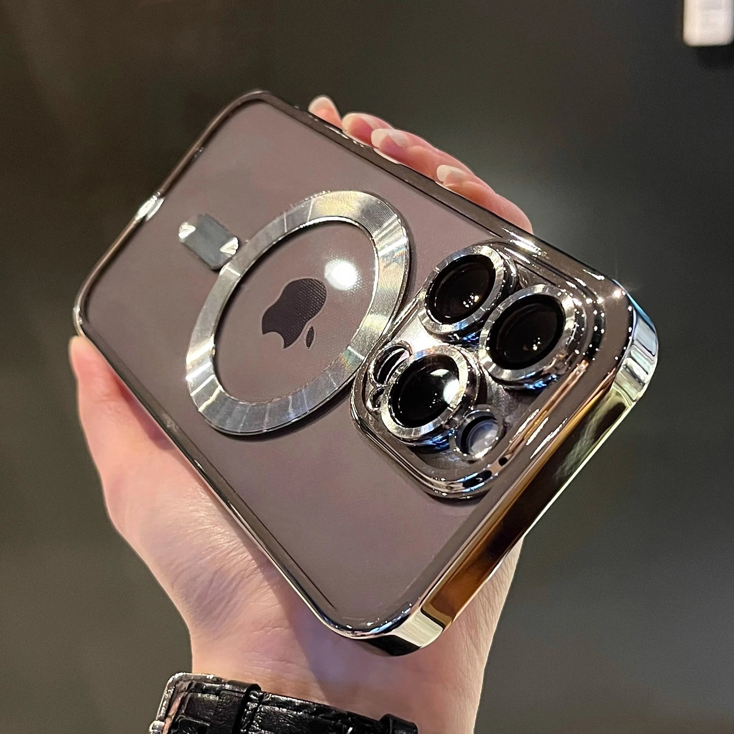 Magnetic For Magsafe Wireless  Clear Case