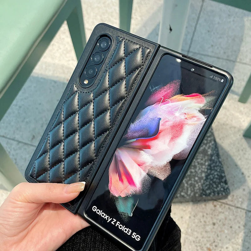 For Samsung Galaxy Z Fold Leather Cover