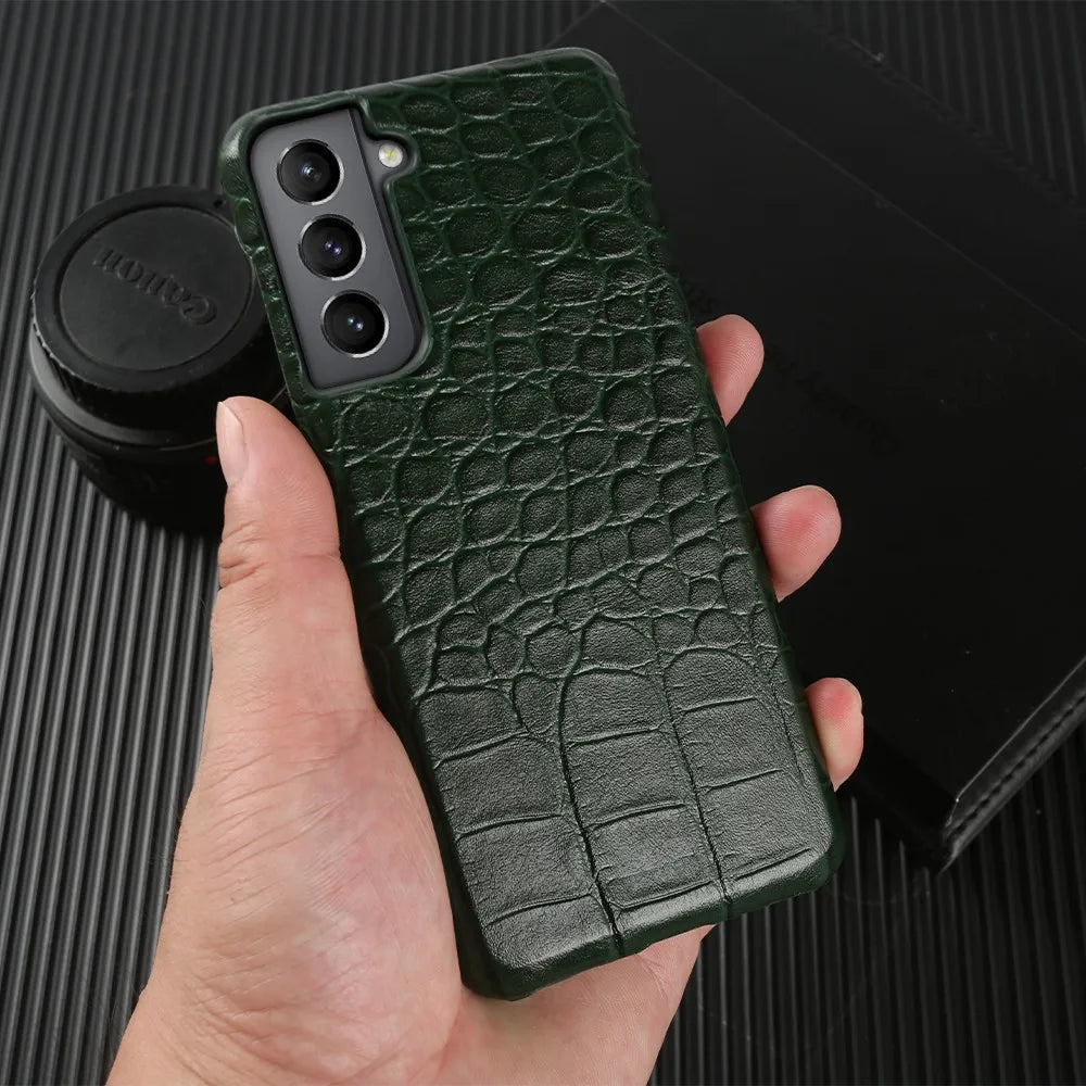 For Samsung Galaxy S24 Case Leather Case Cover