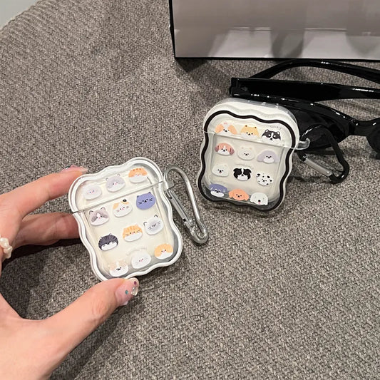 Cartoon Cat Dog Earphone Case For Airpods 1/2 Cover Protective Case Airpods Pro AirPod 3