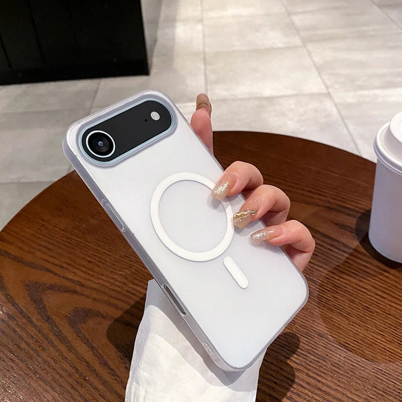 Slim Matte Clear Magnetic Cases