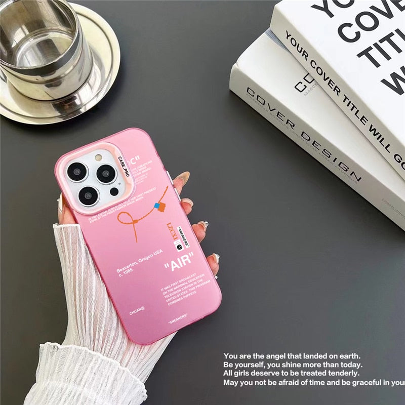 iPhone 15, 14, 13, 12 fashion brand sneakers phone case