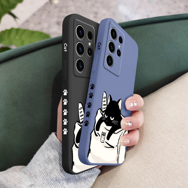 Cat Phone Case For Samsung Galaxy Cover