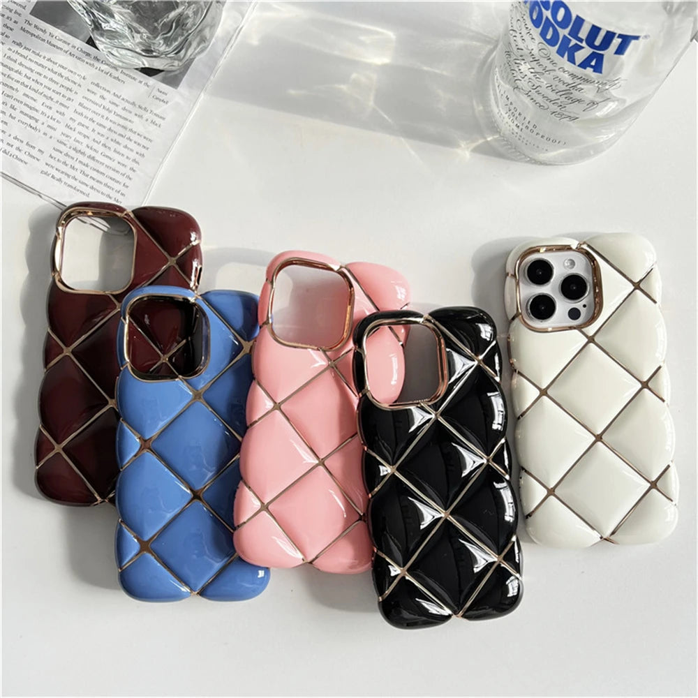 Diamond Phone Case For iPhone 14 12 13 15 Pro Max Cover