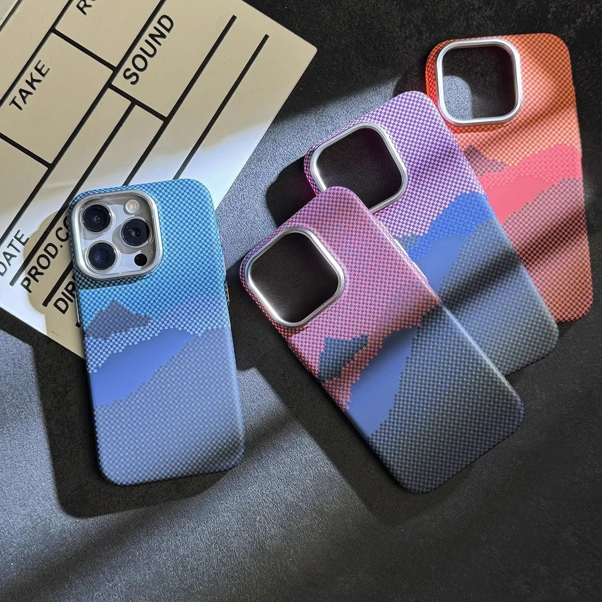 For iPhone15 Pro Max 14 13 12 Pro Plaid Phone Case