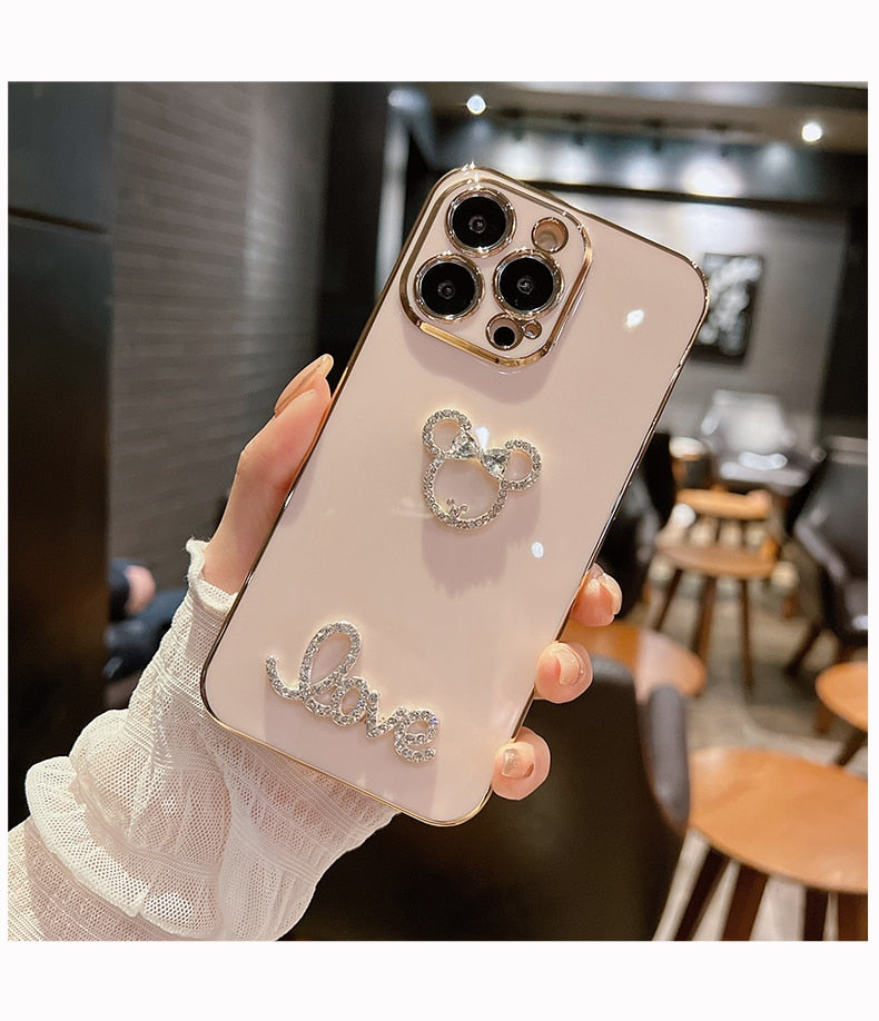 Phone case for iphone 14 12 13 Pro Plus Cute Cover