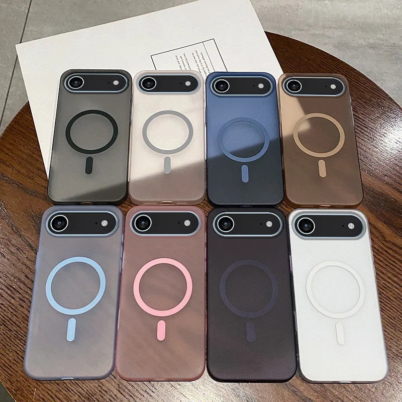 Slim Matte Clear Magnetic Cases