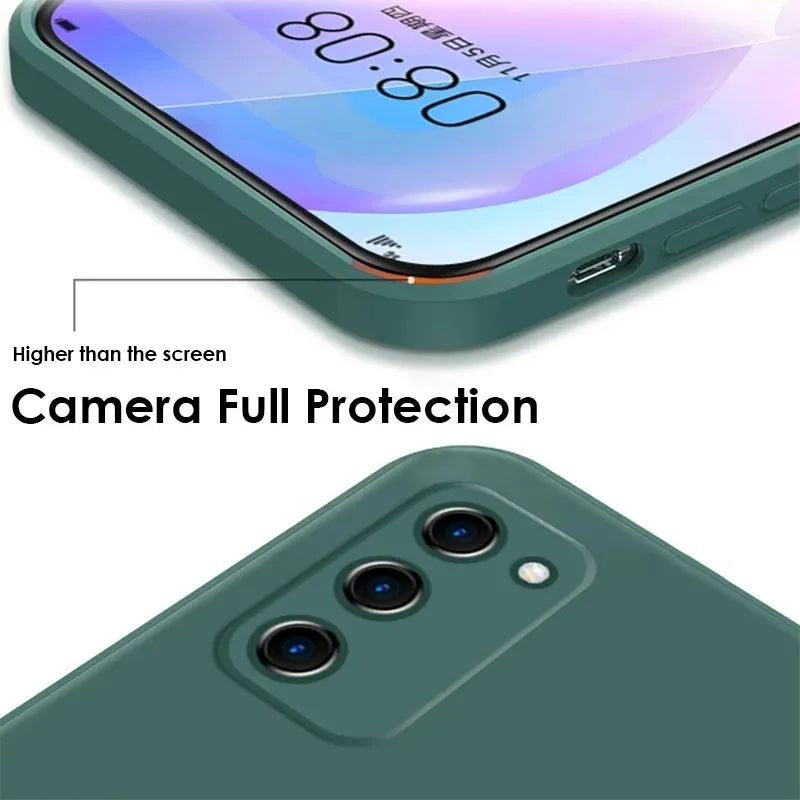 Soft Silicone Case For Samsung Galaxy S20 21 FE S21 S22Ultra22 S22 PLUS Note10 20 20U