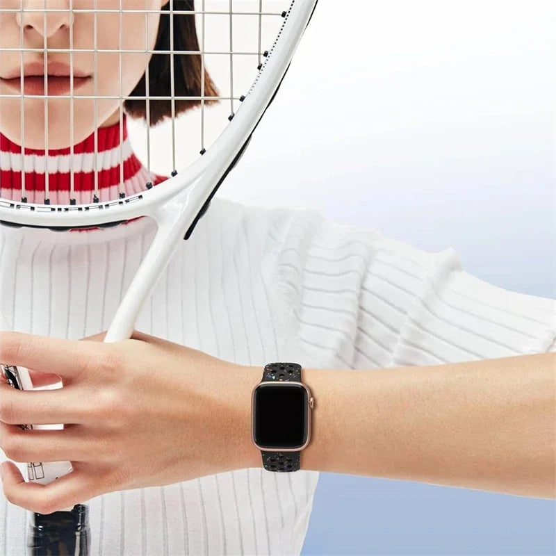 Breathable Sports Strap For Apple Watch Band
