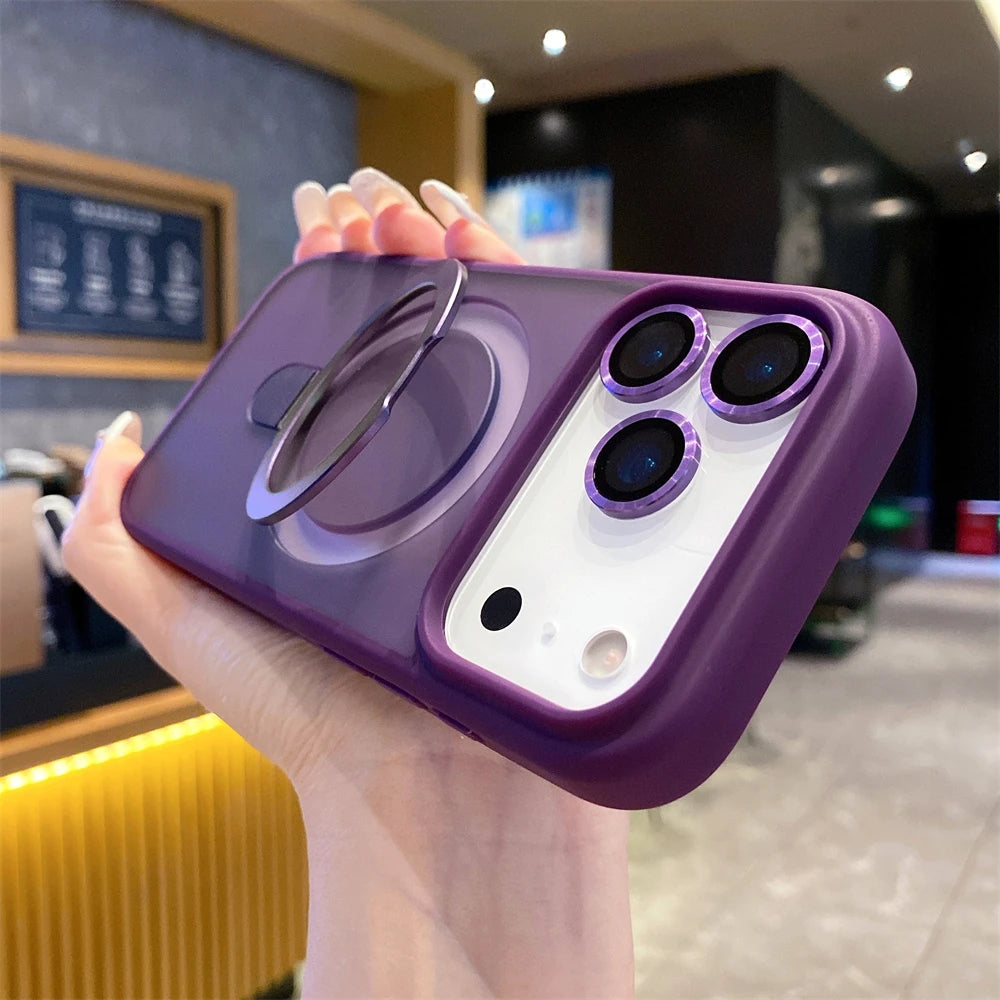 Magnetic Ring Bracket Camera Protection Cover