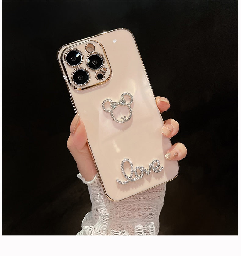 Phone case for iphone 14 12 13 Pro Plus Cute Cover