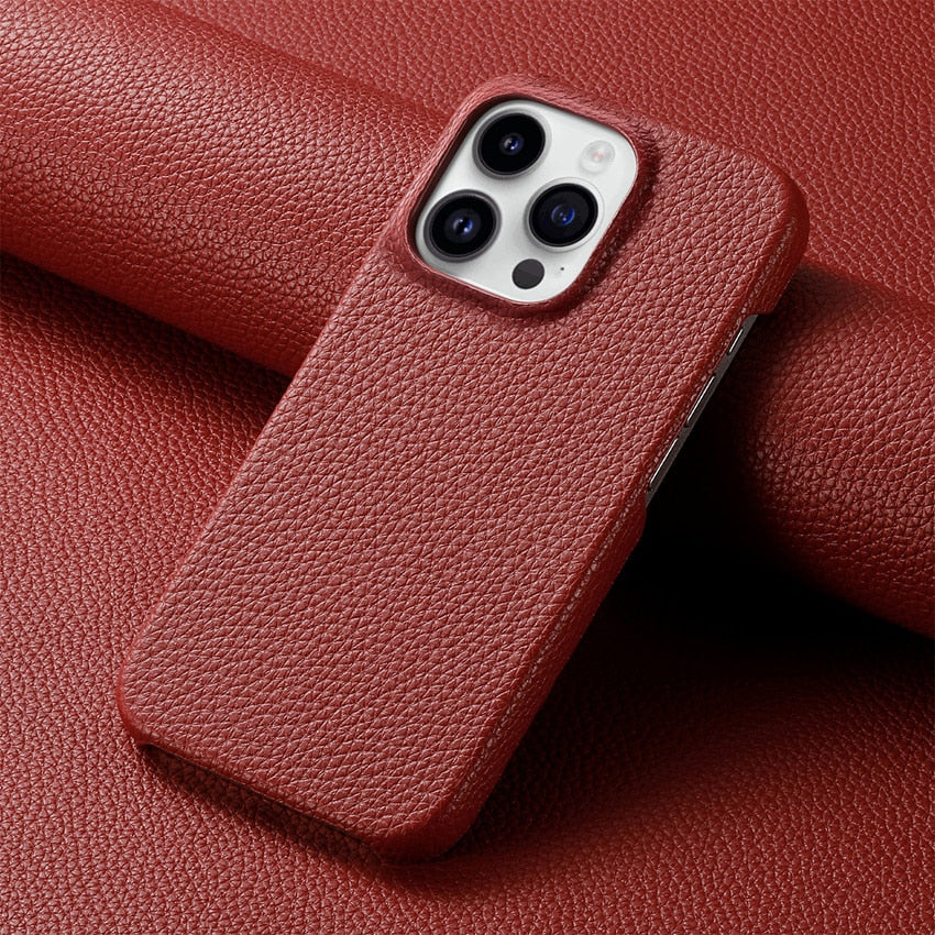 Luxury Leather Case For iPhone 15 13 14 Pro Max 12 Pro Plus Phone Cover