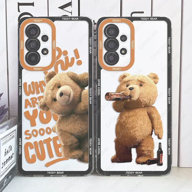 Case For Samsung Galaxy Teddy Bear Cover