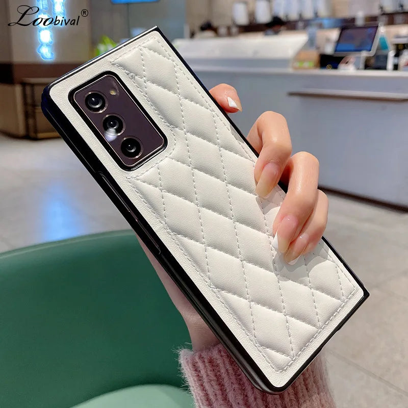 For Samsung Galaxy Z Fold Leather Cover