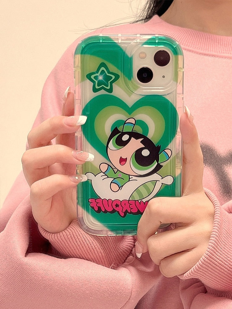 Phone Case for iPhone 15 14 13 12 Pro Max Plus Cartoon Clear Cover