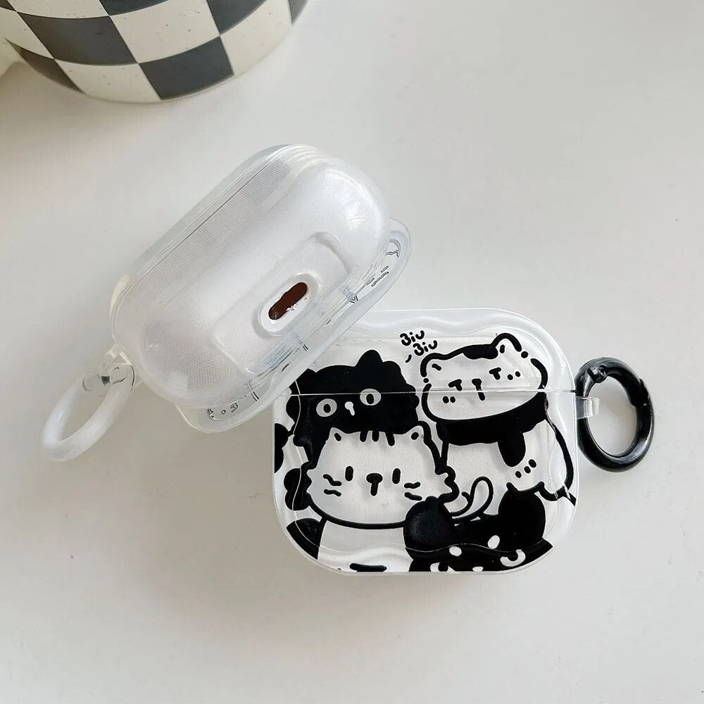 For Airpods Pro 2 Earphone Case Cute  Silicone Shell For Airpods 1 3 Cover