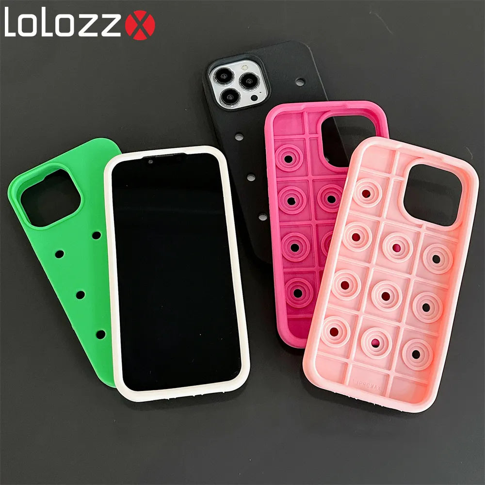 Breathable Silicone Phone Cases For iPhone15 12 13 14Pro Max Cover