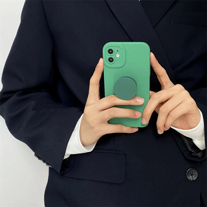 Phone Grip Tok Phone Holder Ring Smartphone Grip Mount Foldable