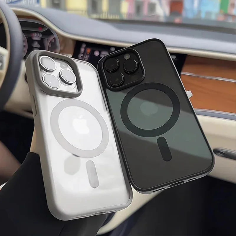 Matte Titanium Magnetic iPhone case