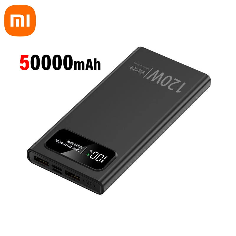 200000mAh 120W Power Bank Super Fast Charging Battery Power Bank