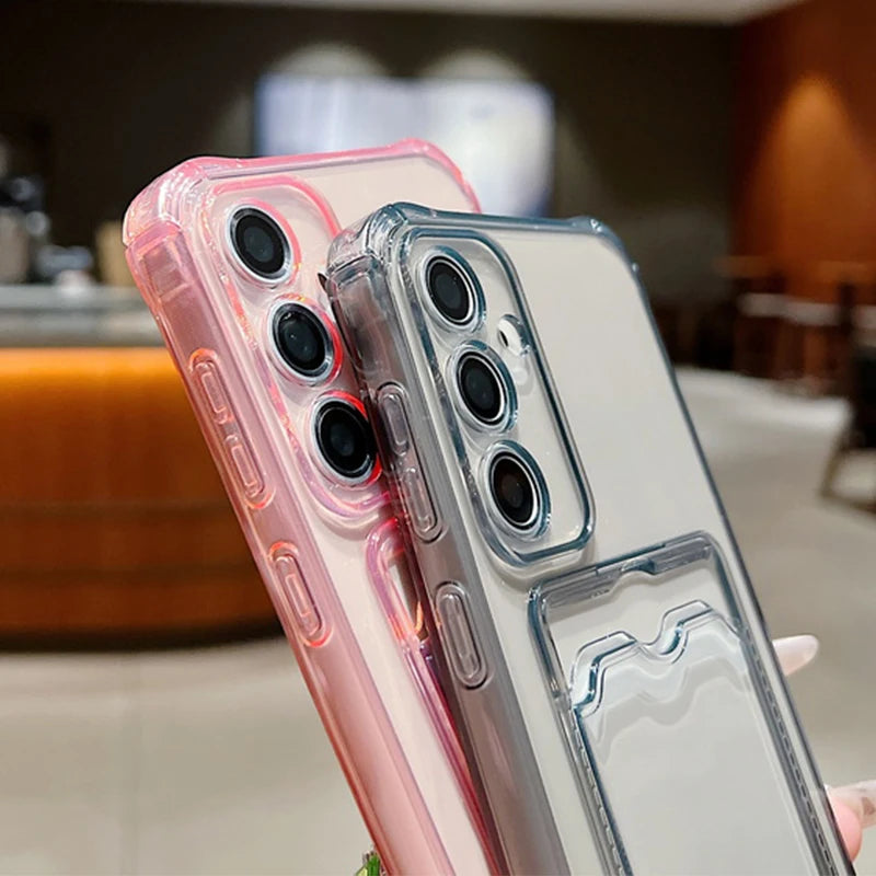 Card Holder Clear Phone Cover