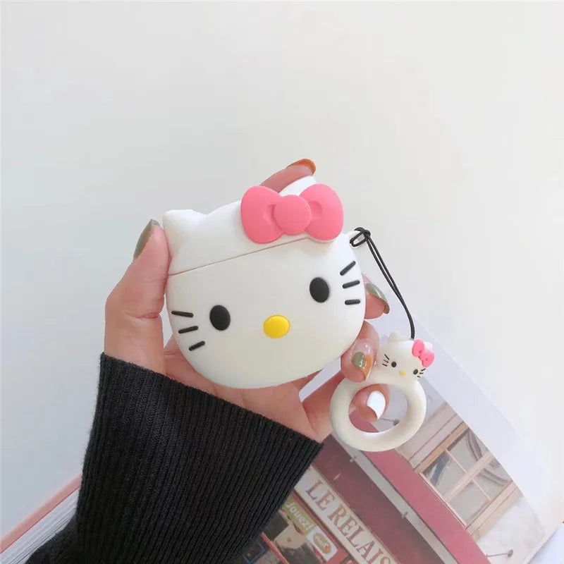 Silicone Case For Airpods 2 1 Pro Cute Soft 3D Cute Cartoon Soft Wireless