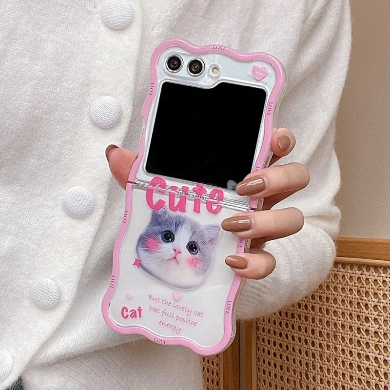 Cute Love Heart Case for Samsung Galaxy Z Flip Cover