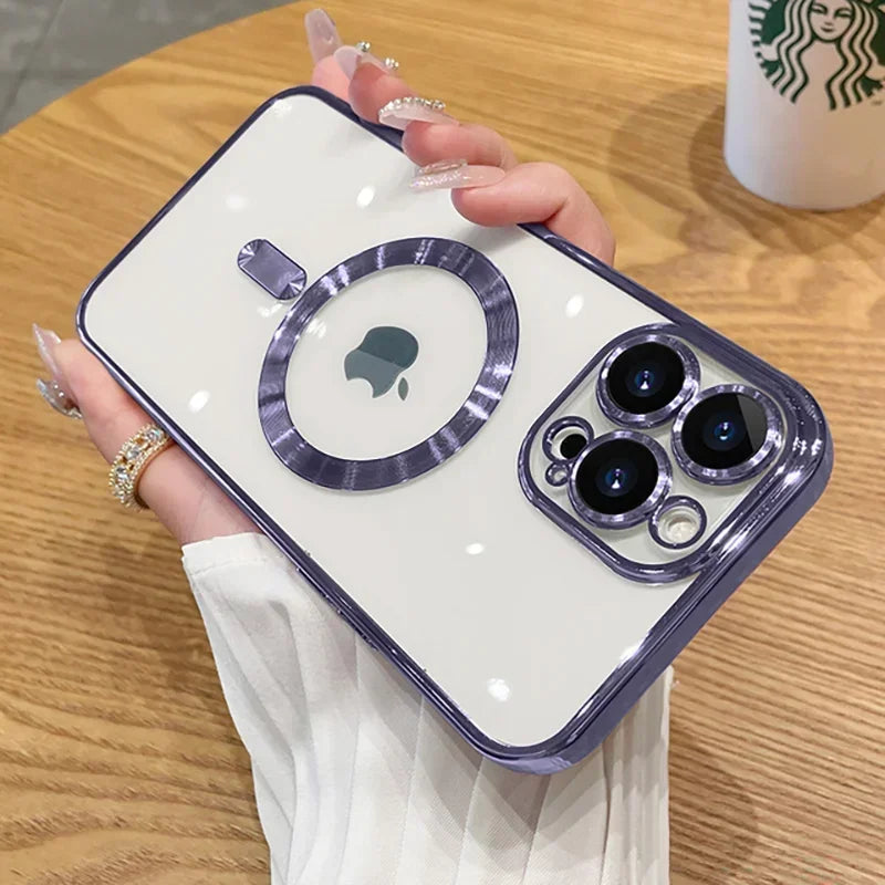 Luxury Plating For Magsafe Magnetic Case
