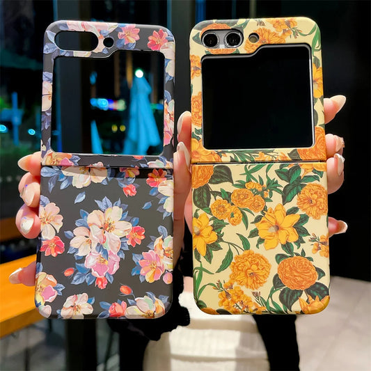 Cute Flower Case for Samsung Z Flip Cover