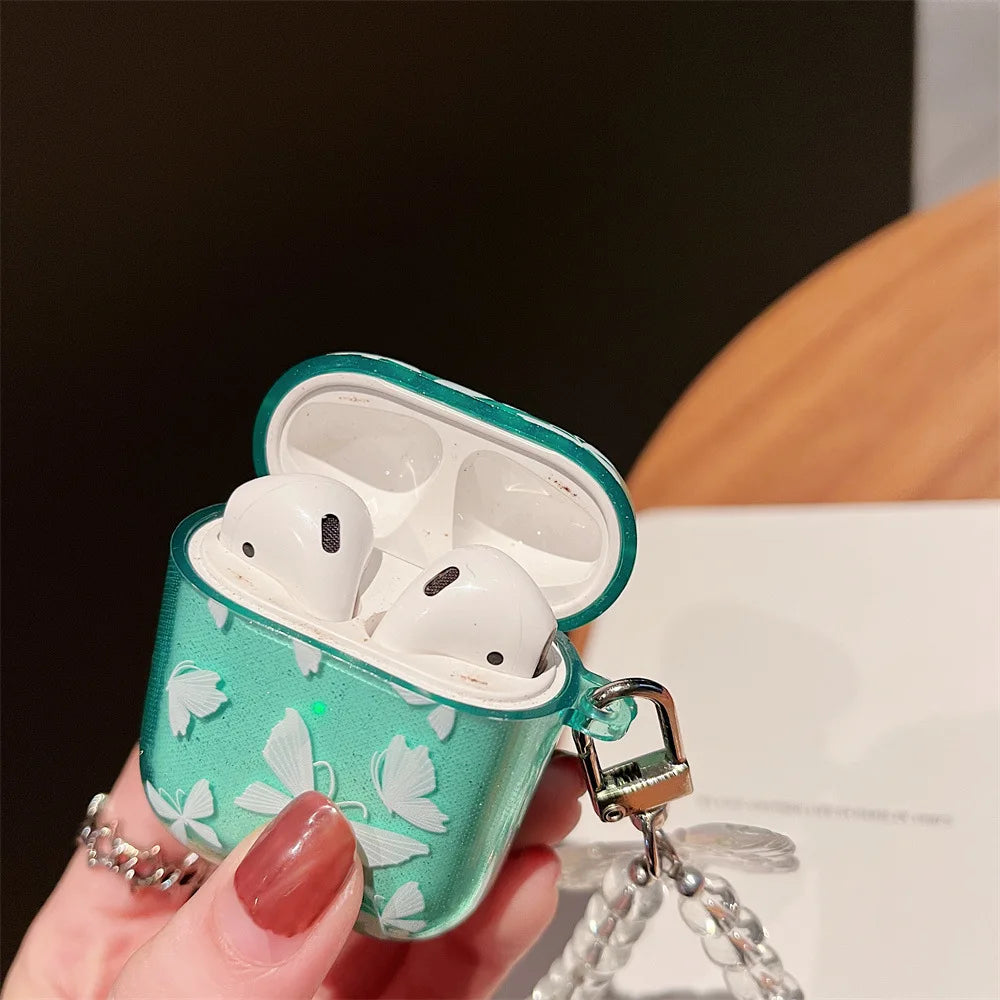 Earphone Case for Apple airpods 1/2 /3 For Airpods Pro 2nd Earphone Case With Keychain