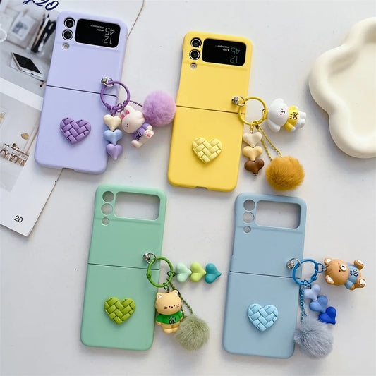 For Samsung Galaxy Z Flip 4 3 Case For Samsung ZFlip 5 4 Z Flip5 flip3 Cover