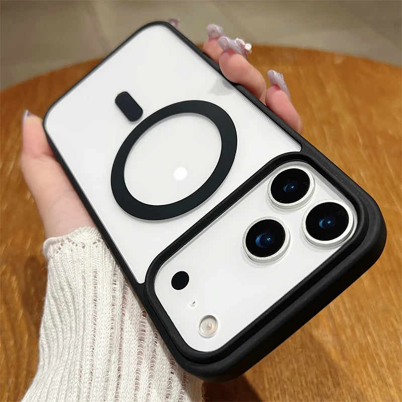 Magsafe Magnetic Transparent Hard Back Cover