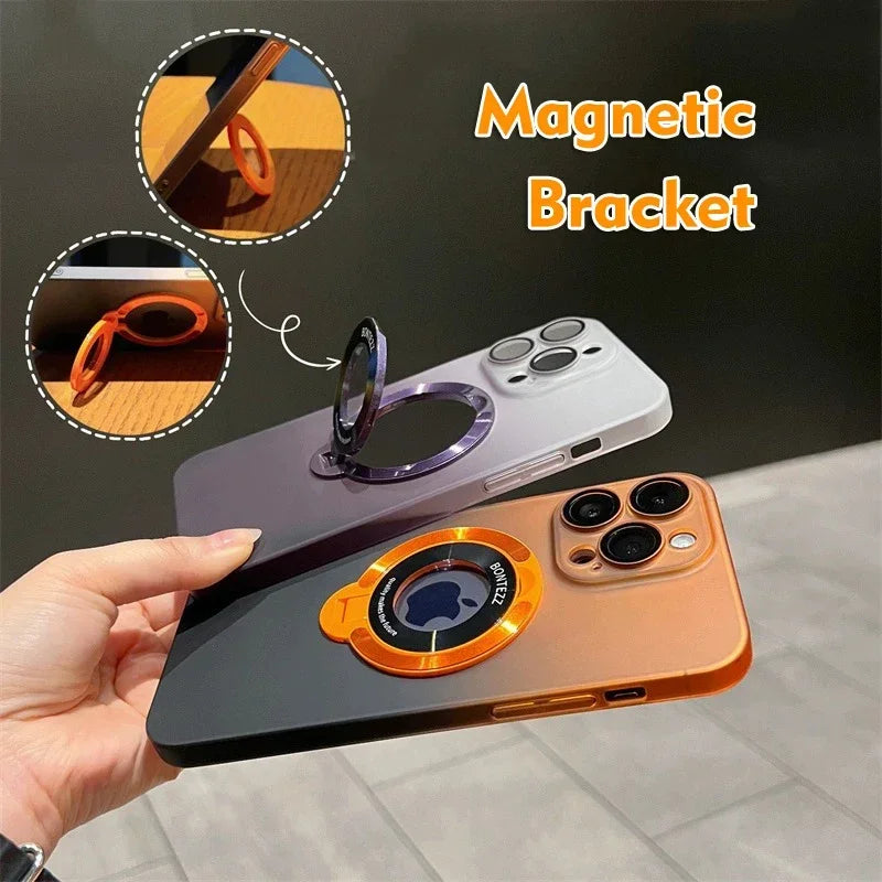 Magsafe Bracket Case for iPhone Stand Holder Cover
