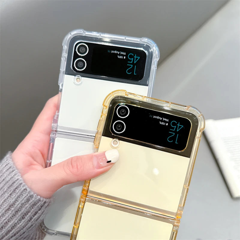 For Samsung Z Flip Soft Silicone Phone Case