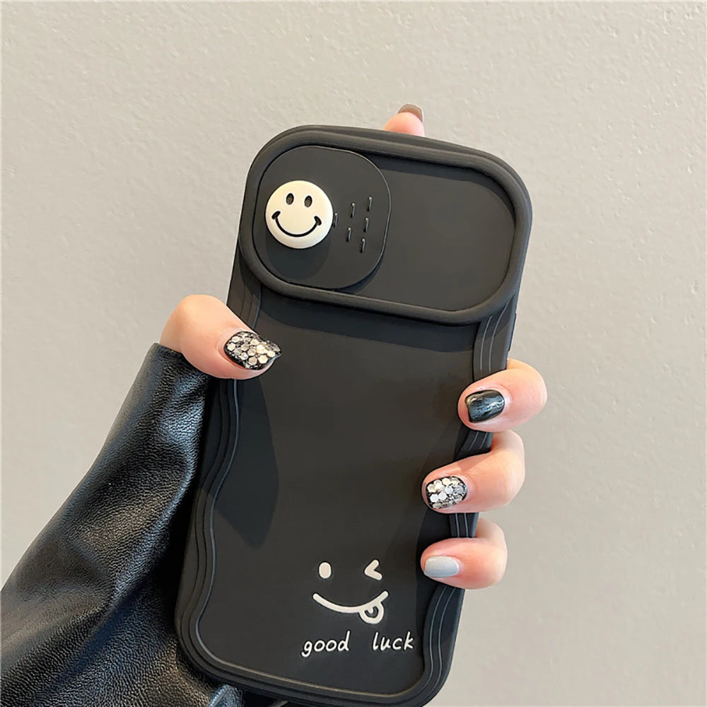 Cute Smile Phone Case For iPhone 13 12 14 15 Pro Max Case