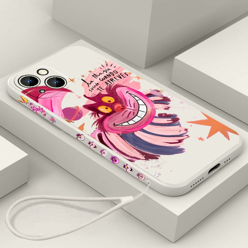 Cute iPhone 14 13 12 Pro Max Plus Liquid Phone Case Cover